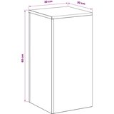  Stalak za biljke 2 pcs Srebrna 30 x 30 x 60 cm Čelik | shoptok.hr
