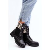 Boto Women's Ankle Boots Brogues with Sock Black Hakina | ePonuda.com