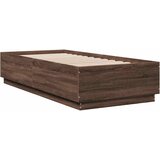  Okvir za krevet smeđi hrast 100 x 200 cm konstruirano drvo | Eponuda.com