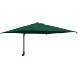 vidaXL Suncobran za dvorište Zeleni Poliester 300 cm x 300 cm Sklopivi | shoptok.hr