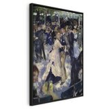  Slika - Pierre-Auguste Renoir – Le Moulin de la Galette detail of the dancers 80x120 U crnom drvenom okviru | shoptok.hr