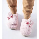 Gemre Pink insulated women's slippers with ears Buga | shoptok.hr