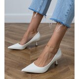 D/CEO White classic low heel pumps Jutas | shoptok.hr
