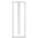  Noge za barski stol T-oblika 2 kom Bijele 50x35x(110-111) cm Čelik | shoptok.hr