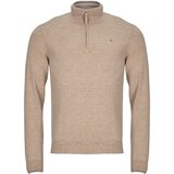 Gant Puloverji SUPERFINE LAMBSWOOL HALF ZIP Bež Cene