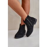 S. BARSKI Ladies Cut-Out Ankle Boots On Flat Heel S.Barski | shoptok.hr