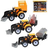 Magic Toys Engineering Truck: Tridelni set traktorjev rovokopačev s prikolicami 28 cm | Shoptok.si