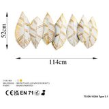 WALLXPERT Dekorativni metalni zidni pribor Hornbeam 3 | Eponuda.com