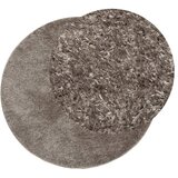  Tepih ISTAN s visokim vlaknima i sjajnim izgledom sivi Ø 100 cm | shoptok.hr