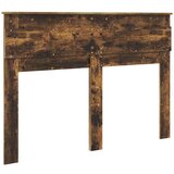  Uzglavlje s uzglavljem Dimljeni hrast 140 cm Konstruirano drvo | shoptok.hr