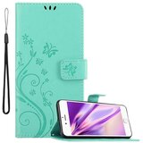 Cadorabo Ohišje, združljivo z Apple iPhone 6 PLUS / 6S PLUS v klasično srebrno - Zaščitni ovitek v cvetličnem dizajnu z magnetnim zapiranjem, stoječo funkcijo in režami za kartice, (20563860) Cene