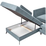 MID.YOU KOTNA SEDEŽNA GARNITURA, šenilja svetlo modra | Shoptok.si