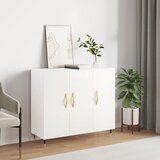 vidaXL Komoda bijela 90x34x80 cm od konstruiranog drva | shoptok.hr