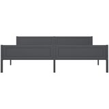 Okvir za krevet od masivne borovine sivi 200 x 200 cm | shoptok.hr
