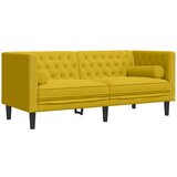  Chesterfield garnitura s jastucima, 2 dijela, žuti baršun | shoptok.hr