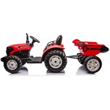 Traktor na akumulator s prikolico HC-306 24V - rdeč | Shoptok.si