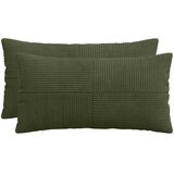  Presvlaka za jastuk 2 pcs ALMELO Zelena 40 x 70 cm Kord | shoptok.hr