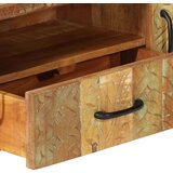 vidaXL TV omarica ročno izrezljana 120x30x40 cm trden predelan les | Shoptok.si
