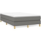 The Living Store Posteljni okvir temno siv 120x200 cm blago - Box Spring Posteljni Okvir, (21519817) | Shoptok.si