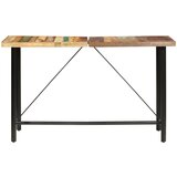 In barska garnitura 7-delna trden predelan les pravo usnje | Shoptok.si