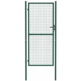  Vrata za ogradu Čelik 100x200 cm Zelena | shoptok.hr