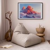 Plakat Dusk Spectacle: Clouds in Shades of Pink and Purple 42x29.7 Crni okvir s margom | shoptok.hr
