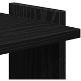 vidaXL Knjižna omara 3-nadstropna črna 60x30x120 cm inženirski les | Shoptok.si