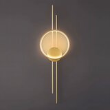 Toolight Moderan LED zidni luster u boji brušenog zlata | shoptok.hr