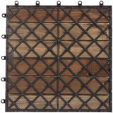 Pločice za decking 30 pcs Siva 30 x 30 cm Acacijsko drvo | shoptok.hr