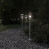  Vanjska podna svjetiljka srebrna 100 cm od nehrđajućeg čelika | shoptok.hr