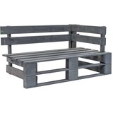  Sedežna garnitura iz palet 6-delna z blazinami siva borovina, (20675097) | Shoptok.si