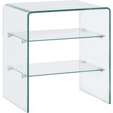 vidaXL Stolić za kavu 50 x 40 x 56 cm od kaljenog stakla Cijene