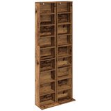 Cd ormar 2 kom. Staro drvo 33 x 23,5 x 175 cm Konstruirano drvo | shoptok.hr