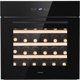 Klarstein vinsider 30 Built-In Uno, ugradbeni hladnjak za vino, 30 boca, 77 litara, nehrđajući čelik | shoptok.hr