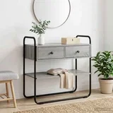 Konzolna stolica Siva Sonoma 100 x 40 x 75 cm Konstruirano drvo