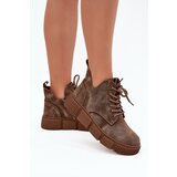 Big Star Suede Low Women's Ankle Boots On Platform | Shoptok.si