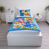 Jerry Fabrics Plava pamučna dječja posteljina za dječji krevetić 100x135 cm Paw Patrol "Pawsome days ahead" – | shoptok.hr