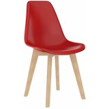 Furnova Jedilni stoli 6 kosov rdeča plastika, (21928974) | Shoptok.si