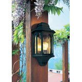 Elstead Lighting Elstead Chapel Zunanja stenska svetilka z 1 lučjo, pol-lamperja, črne barve, IP44, E27, (22099997) | Shoptok.si