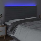  Uzglavlje tamnosivo 160x5x118/128 cm od tkanine | shoptok.hr