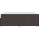  Okvir za krevet Tamno smeđa 120 x 200 cm tkanina | shoptok.hr