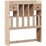 vidaXL Knjižna postelja brez ležišča 90x200 cm trdna borovina | Shoptok.si