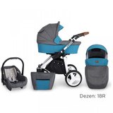 Kunert Kolica za bebe Rotax beli ram set 2u1 | Eponuda.com
