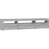 TV ormarić s LED svjetlima boja hrasta sonome 195x35x40 cm | shoptok.hr