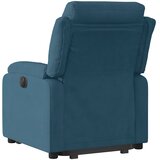  Naslonjač na podizanje plavi baršunasti | shoptok.hr