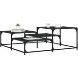  Stolić za kavu Crni hrast 107 x 107 x 40 cm Konstruirano drvo | shoptok.hr