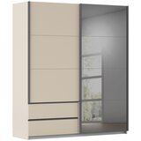 Premium Living Omara Z Drsnimi Vrati Elara, Barva Šampanjca Cene