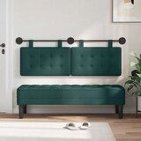  Držeće uzglavlje Zidne tkanina - Tamnozelena 120 cm bez LED | shoptok.hr