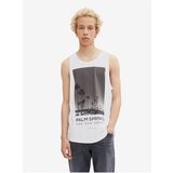 Tom Tailor White Men's Tank Top Denim - Men | shoptok.hr