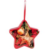 Božićni ukras-metalna zvijezda 9.9 x 9,5 x 4,3 cm | shoptok.hr